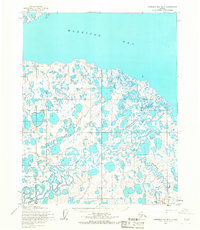 Topo map Harrison Bay B-3 Alaska