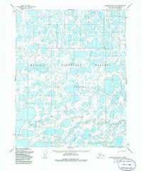 Download a high-resolution, GPS-compatible USGS topo map for Harrison Bay B-5, AK (1985 edition)