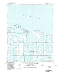 Download a high-resolution, GPS-compatible USGS topo map for Harrison Bay D-5, AK (1983 edition)