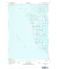 Topo map Hooper Bay B-3 Alaska