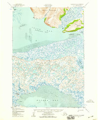 1952 Map of Hooper Bay, AK, 1959 Print
