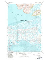 1952 Map of Hooper Bay, AK, 1984 Print