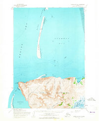 Topo map Hooper Bay D-3 Alaska