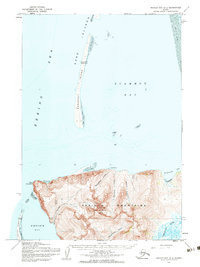 Topo map Hooper Bay D-3 Alaska