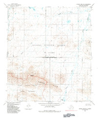 Topo map Howard Pass B-2 Alaska