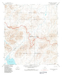 Topo map Howard Pass B-4 Alaska