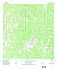 Topo map Iditarod B-2 Alaska