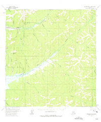 Topo map Iditarod B-4 Alaska