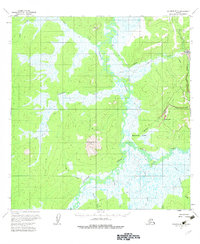 Topo map Iditarod B-5 Alaska