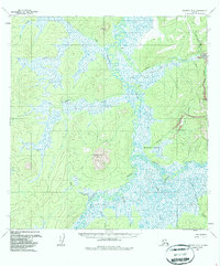 Download a high-resolution, GPS-compatible USGS topo map for Iditarod B-5, AK (1987 edition)