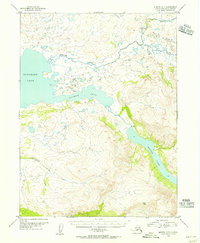 Download a high-resolution, GPS-compatible USGS topo map for Iliamna A-6, AK (1956 edition)