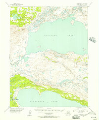 Topo map Iliamna A-7 Alaska