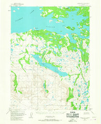 Download a high-resolution, GPS-compatible USGS topo map for Iliamna B-5, AK (1967 edition)