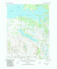 Topo map Iliamna B-5 Alaska