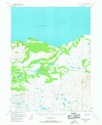 Topo map Iliamna B-6 Alaska