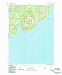 Download a high-resolution, GPS-compatible USGS topo map for Iliamna C-1, AK (1986 edition)