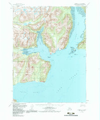 Download a high-resolution, GPS-compatible USGS topo map for Iliamna C-2, AK (1983 edition)