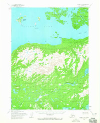 Topo map Iliamna C-4 Alaska