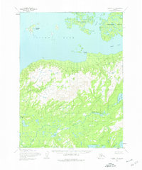 Topo map Iliamna C-4 Alaska