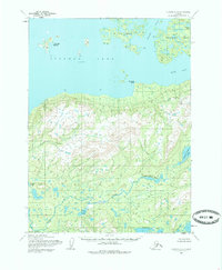 Download a high-resolution, GPS-compatible USGS topo map for Iliamna C-4, AK (1986 edition)