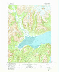 Download a high-resolution, GPS-compatible USGS topo map for Iliamna D-1, AK (1974 edition)