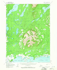 Topo map Iliamna D-5 Alaska