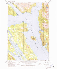 Topo map Juneau A-1 Alaska