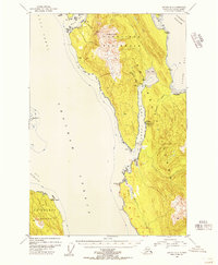 1948 Map of Juneau A-3, 1956 Print
