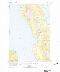 Topo map Juneau A-3 Alaska