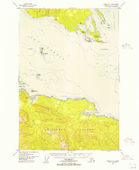 1948 Map of Juneau A-4, 1956 Print