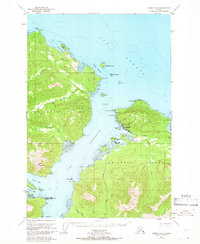 Topo map Juneau A-5 Alaska