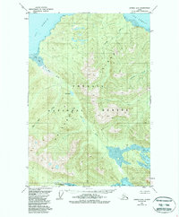 Download a high-resolution, GPS-compatible USGS topo map for Juneau A-6, AK (1988 edition)