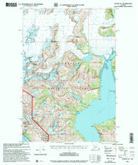 Download a high-resolution, GPS-compatible USGS topo map for Juneau B-1, AK (2000 edition)