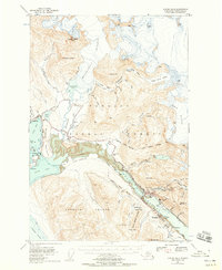 1947 Map of Juneau B-2, 1958 Print