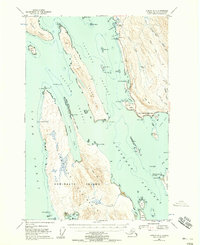 1947 Map of Juneau B-3, 1958 Print