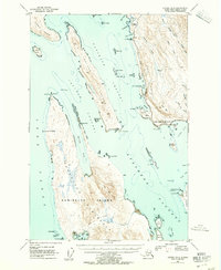 1947 Map of Juneau B-3, 1955 Print