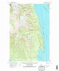 Topo map Juneau B-4 Alaska