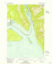 Topo map Juneau B-5 Alaska
