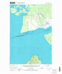 Topo map Juneau B-6 Alaska
