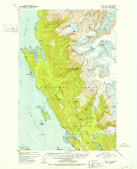 Topo map Juneau C-3 Alaska