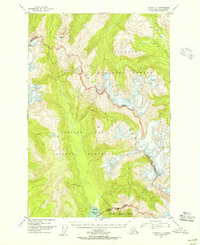 Topo map Juneau C-5 Alaska
