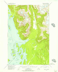 Topo map Juneau C-6 Alaska