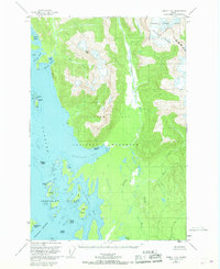 Topo map Juneau C-6 Alaska