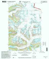 Topo map Juneau D-2 Alaska