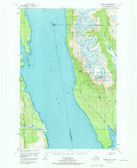 Topo map Juneau D-3 Alaska