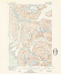 Download a high-resolution, GPS-compatible USGS topo map for Juneau D-3, AK (1954 edition)