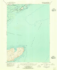 Topo map Kaguyak C-6 Alaska