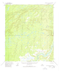 Topo map Kantishna River D-5 Alaska