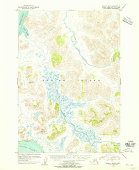 Topo map Karluk B-2 Alaska
