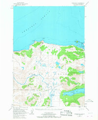 Download a high-resolution, GPS-compatible USGS topo map for Karluk C-1, AK (1967 edition)